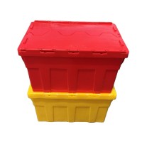 Board strengthening industrial storage bins plastic moving boxes with lids