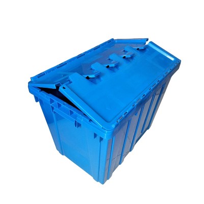 New arrival  industrial storage bins plastic moving boxes with lids