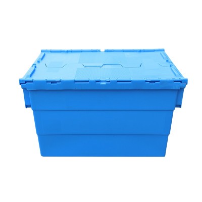 Big size  folding  plastic moving boxes for logistic storage