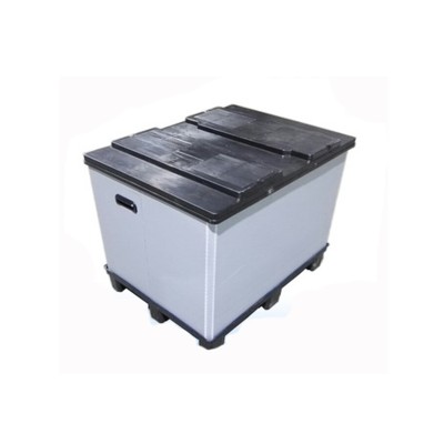 1200*1000*1100mm Stackable Plastic Folding Coaming Box For Spare Parts