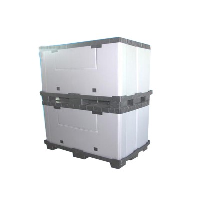 Heavy Duty Collapsible Plastic Coaming Board Crate Customized Corrugated Pallet Box Plastic Coaming Boards Box